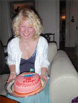 Hanna liljebäcks prestation klar anledning till tårta 2009